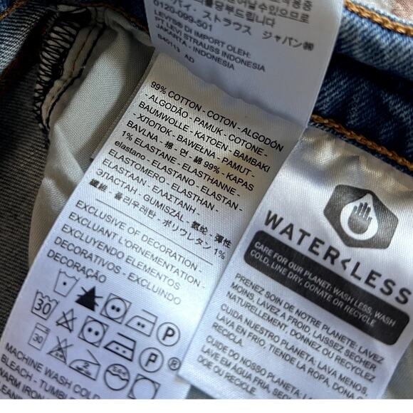 Levi's Wedgie Jeans Sz 25 - Picture 11 of 11